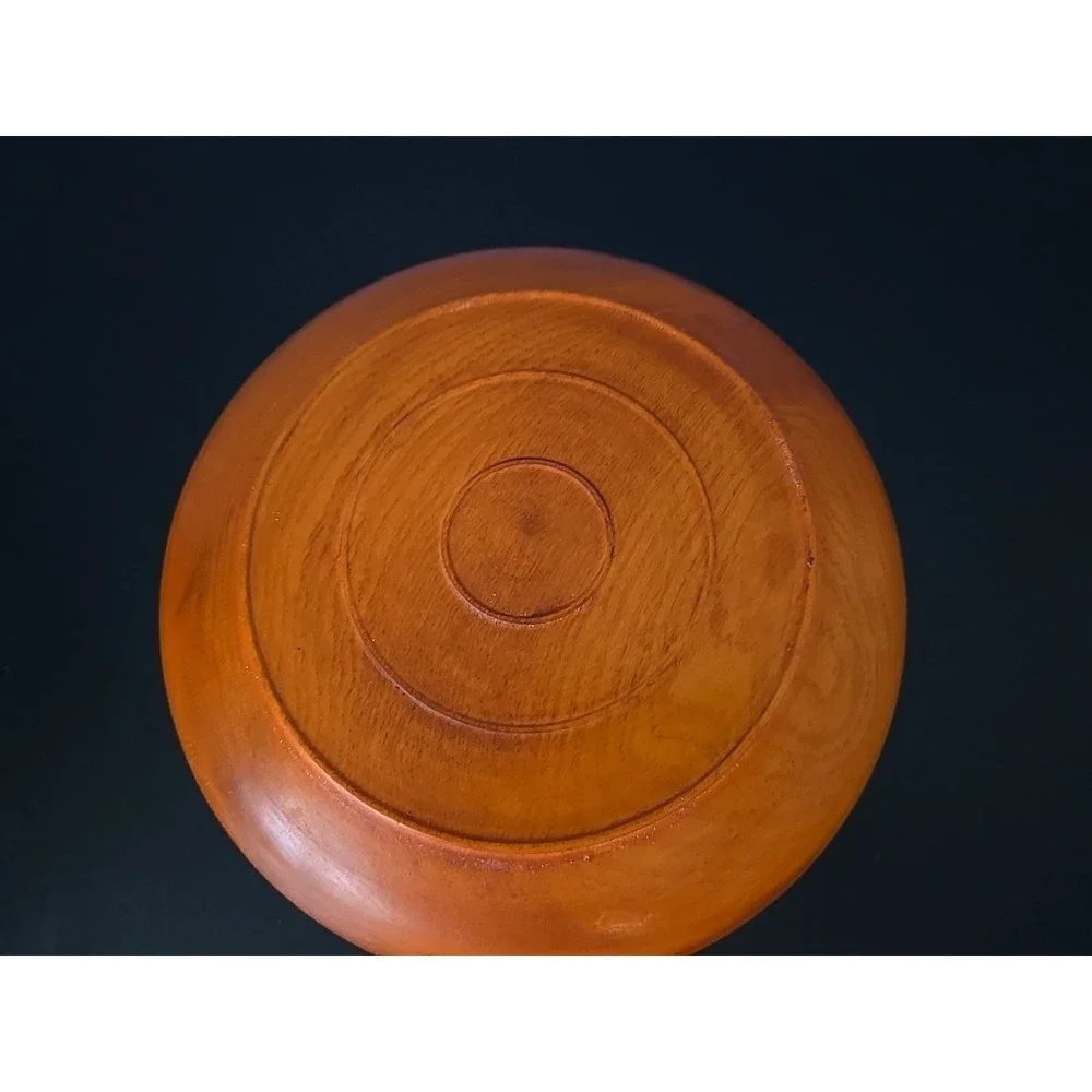 Vintage‎ Wooden Dapa Bhutanese Burl Maple Wood Bowl Used for Commoners